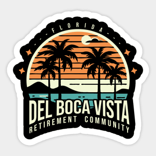 Del Boca Vista - Retirement Community Florida Sticker